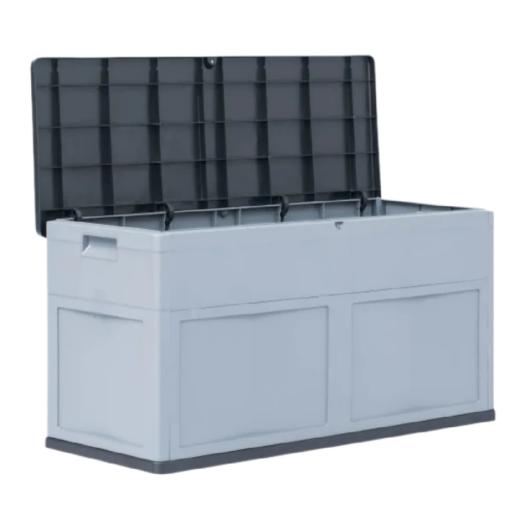 Coffre de rangement extérieur en plastique - pour le stockage d'objets - dimensions 120 x 50 x 60-menuisierzen