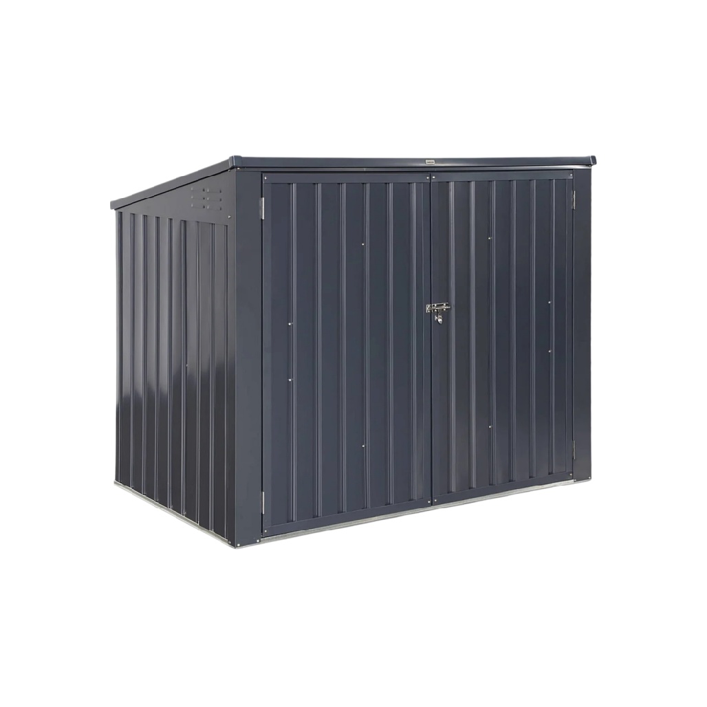 Abri de jardin en métal pour rangement extérieur - 150 x 100 x 120-menuisierzen