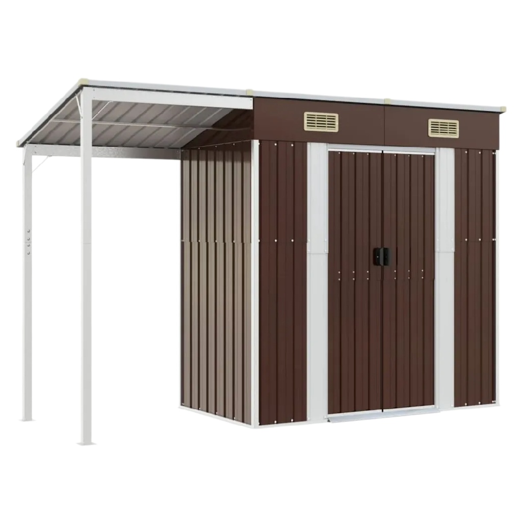 Abri de jardin pour rangement extérieur en métal - 200 x 120 x 180-menuisierzen