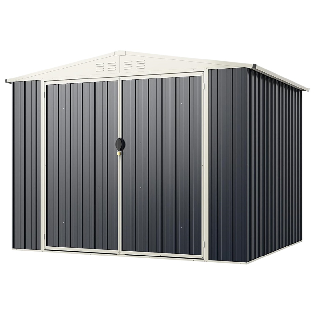 Abri de jardin en métal pour rangement d'outils - 210 x 120 x 180-menuisierzen