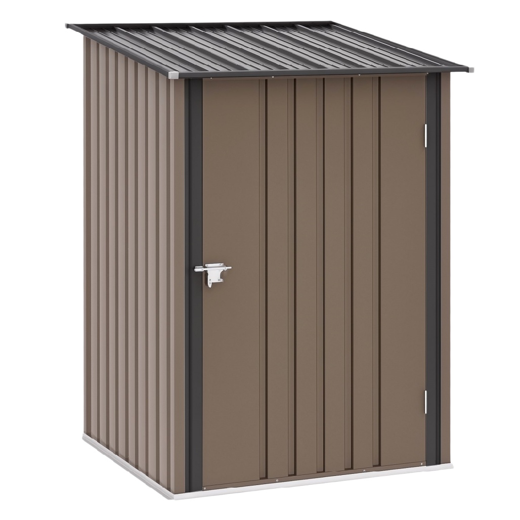 Abri de jardin en métal pour rangement extérieur - 80 x 60 x 150-boistoucher