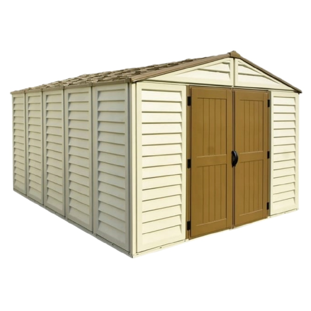 Abri de jardin en résine pour extérieur - rangement d'outils et accessoires - 300 x 250 x 240-boistoucher