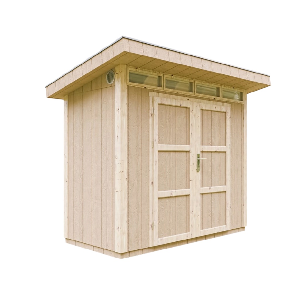 Abri de jardin en bois traité pour extérieur - 200 x 150 x 180-boistoucher