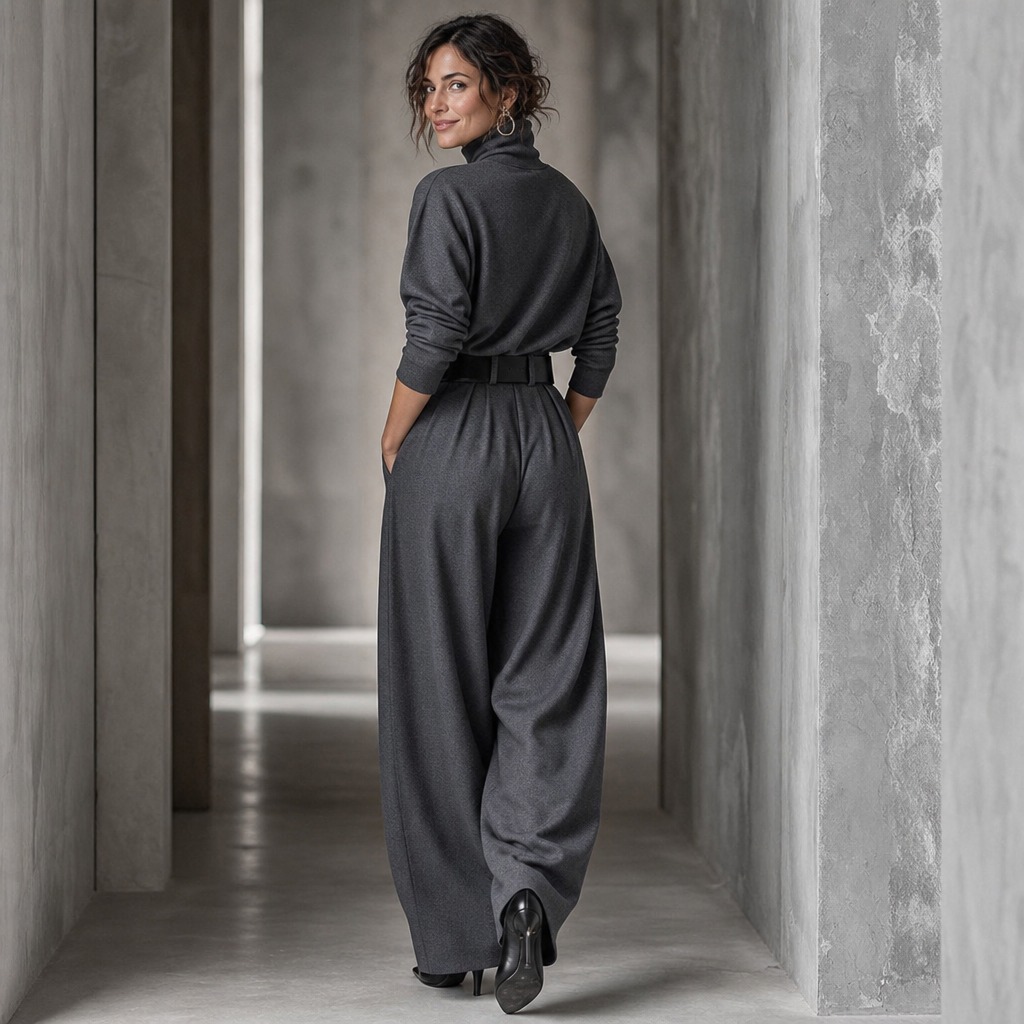 ⭐The Everyday Elegance Turtleneck Set | 3-Piece Look with Belt
