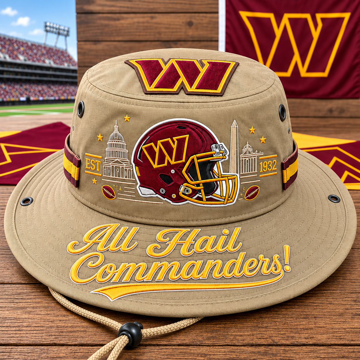 All Hail Commanders Boonie Hat