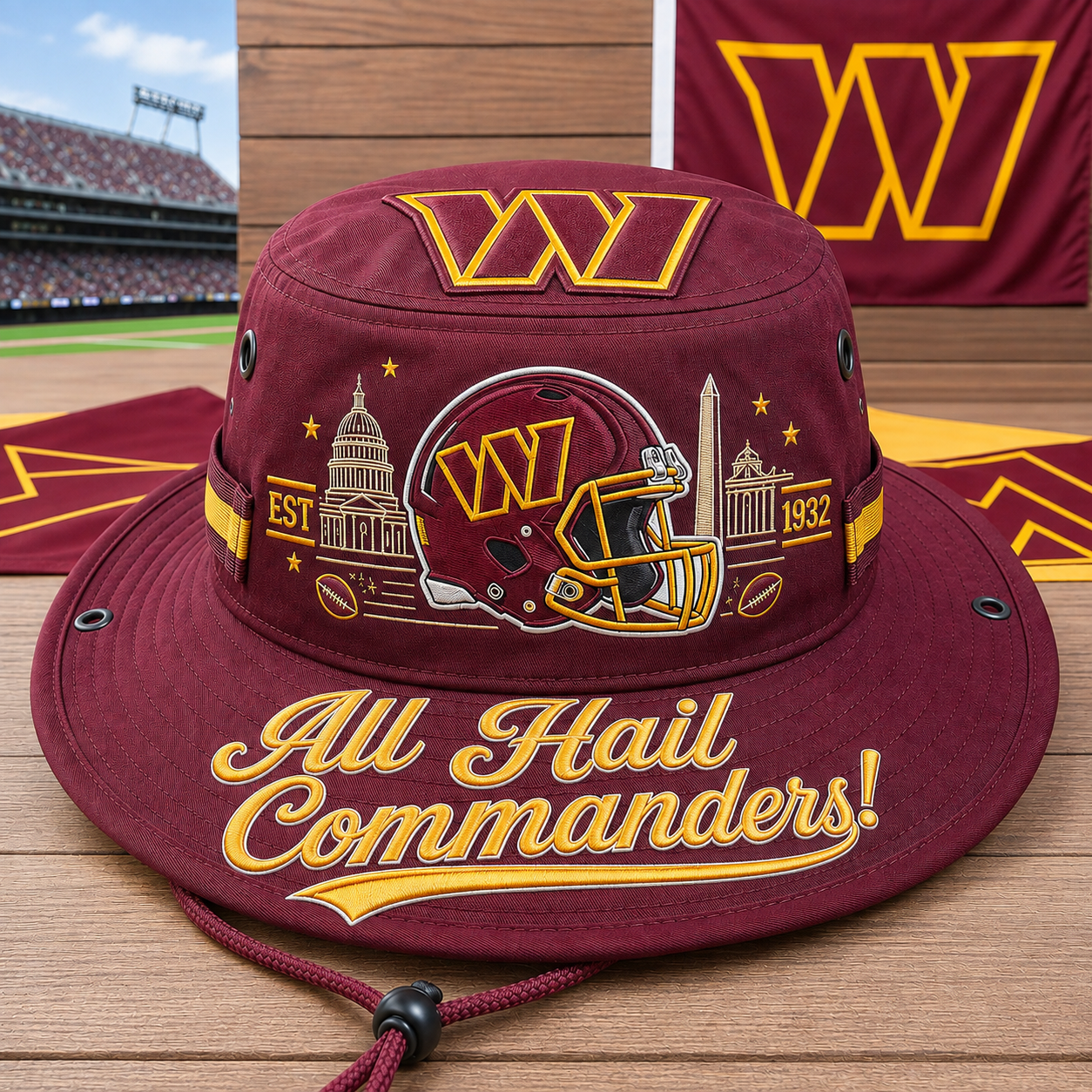 🔥Selling Fast - All Hail Commanders Boonie Hat