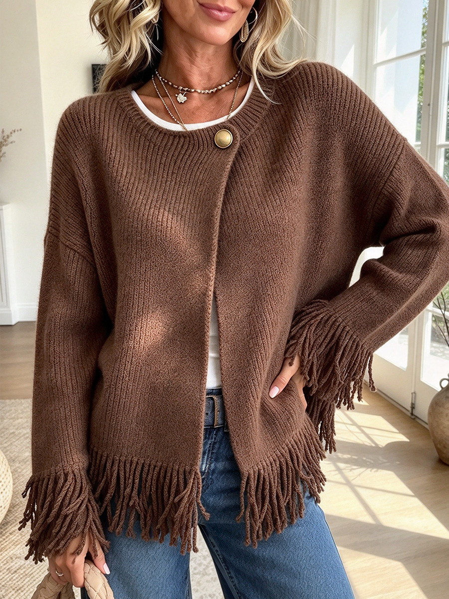 Cozy Casual Fringe Cardigan