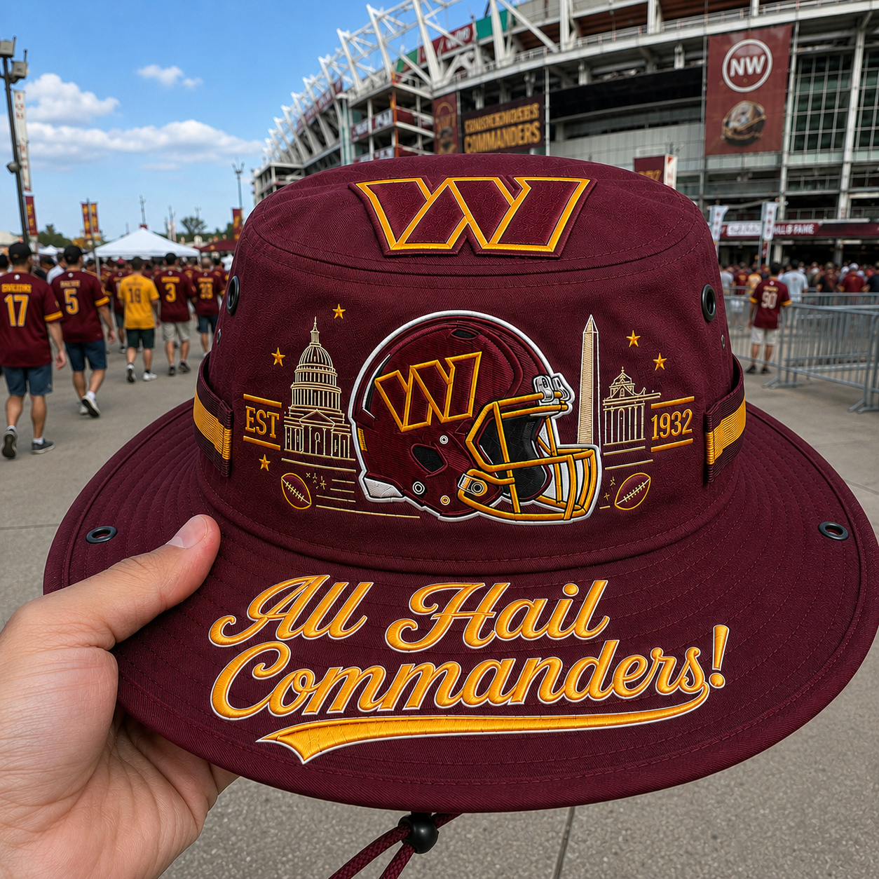 All Hail Commanders Boonie Hat