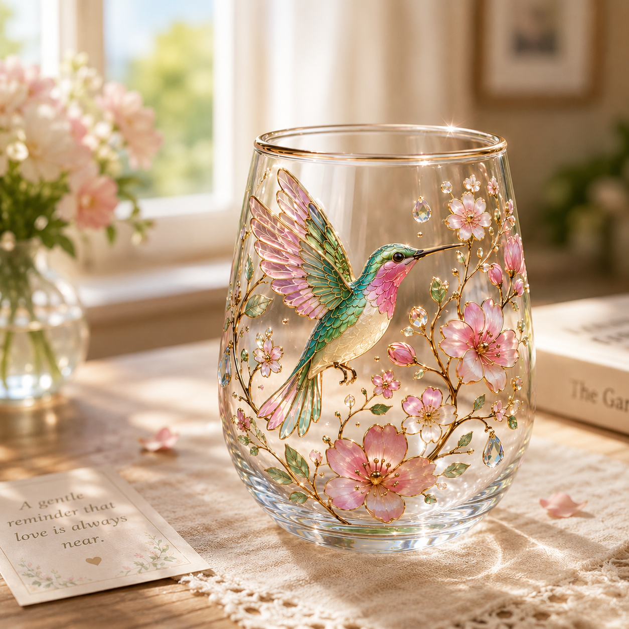 🌸🌿 2026 Limited Edition: Hope Garden - Glass Teacup ☀️☕