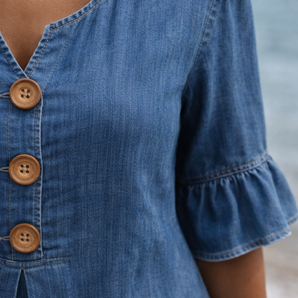 denim dress