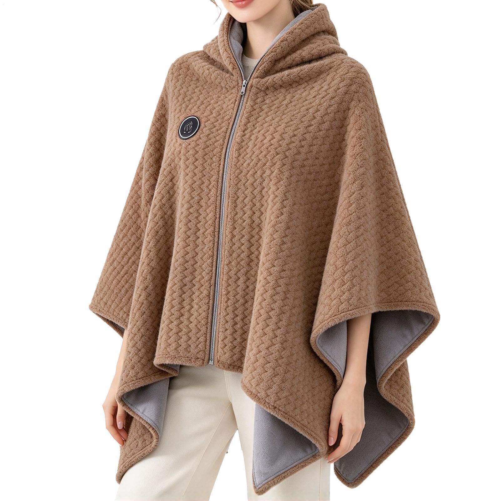 ❄️Christmas Sale 50% OFF🔥 Women’s Heated Shawl | Portable USB-Powered Warmth for Home, Work & Outdoors