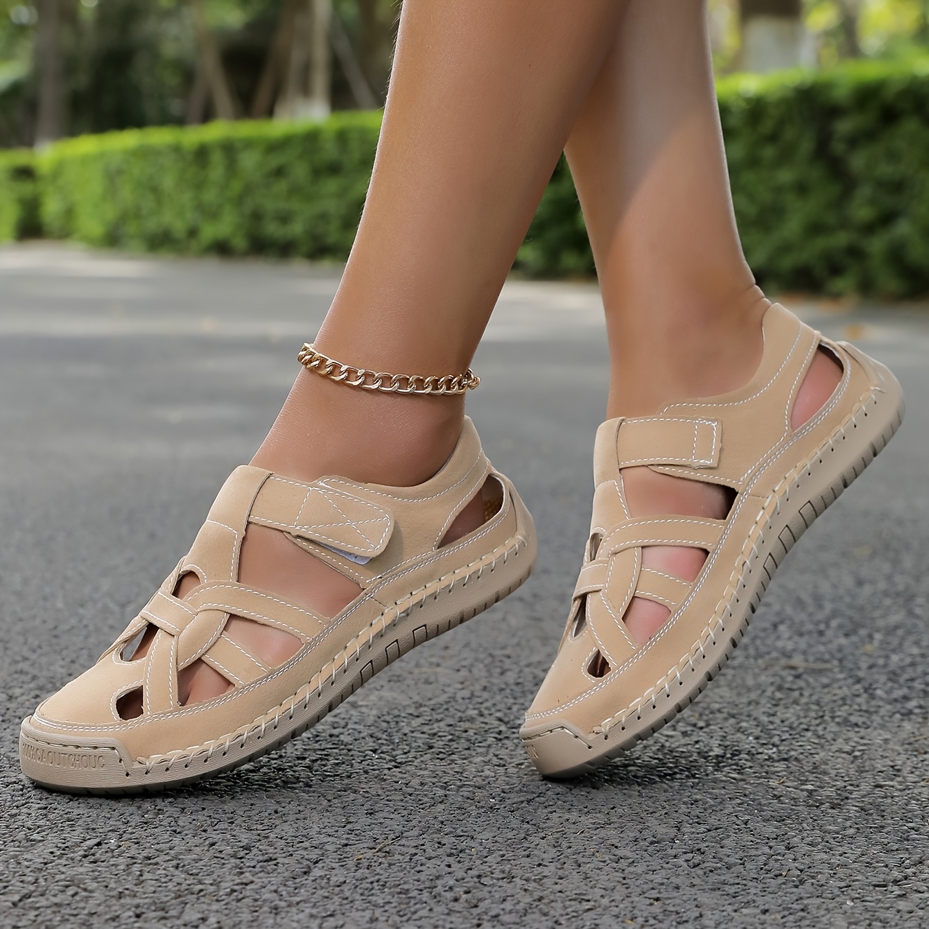 Comfortable Lace-Up Walking Shoes for Women – Lightweight  Outdoor Sneakers with Non-Slip Sole