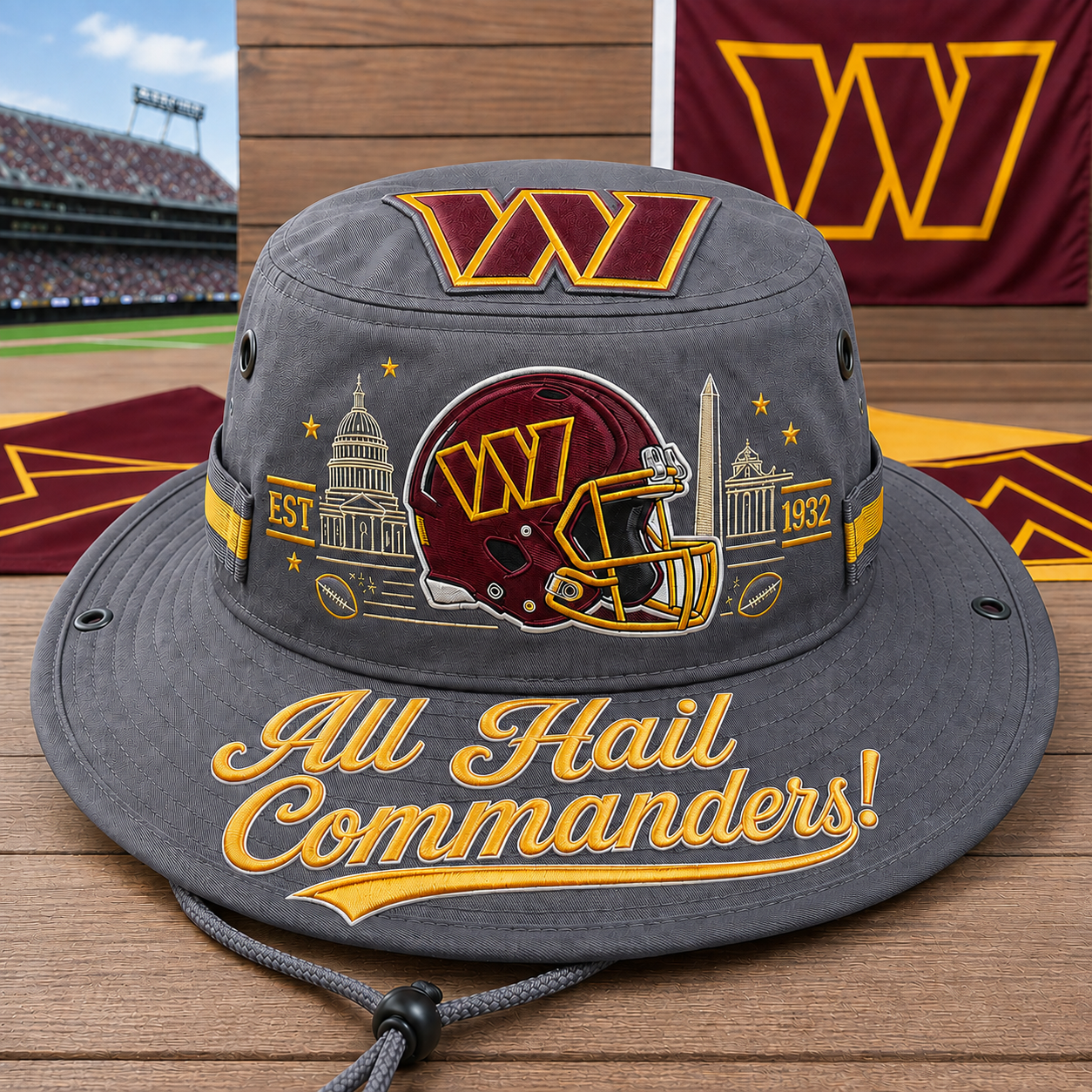 All Hail Commanders Boonie Hat