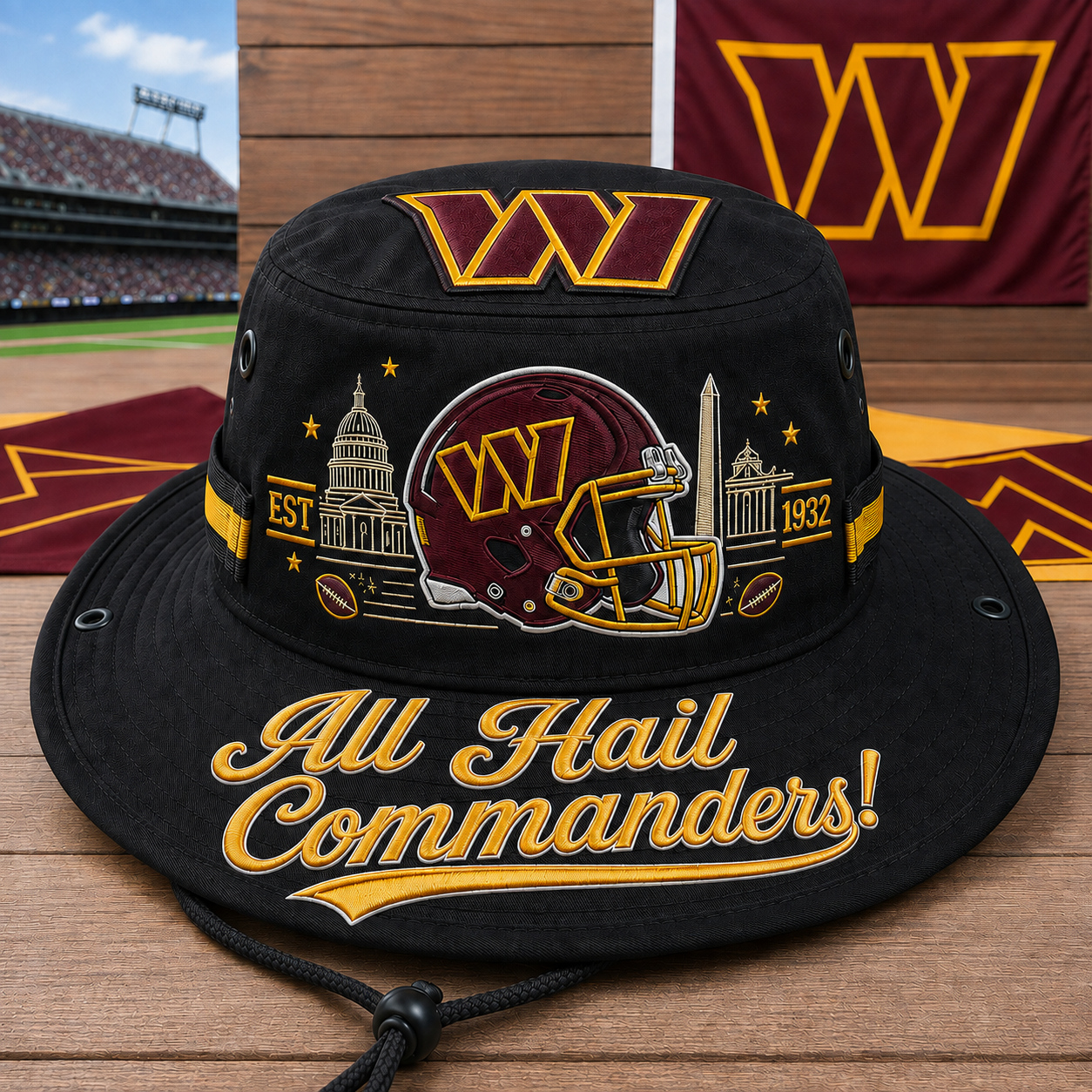 All Hail Commanders Boonie Hat