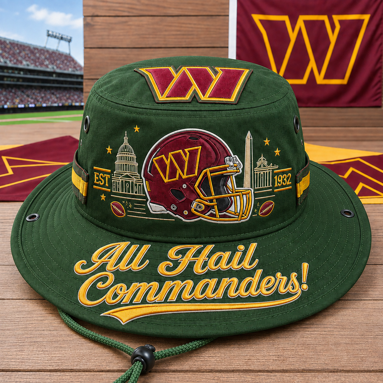All Hail Commanders Boonie Hat