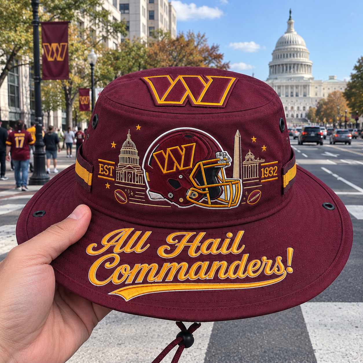 All Hail Commanders Boonie Hat