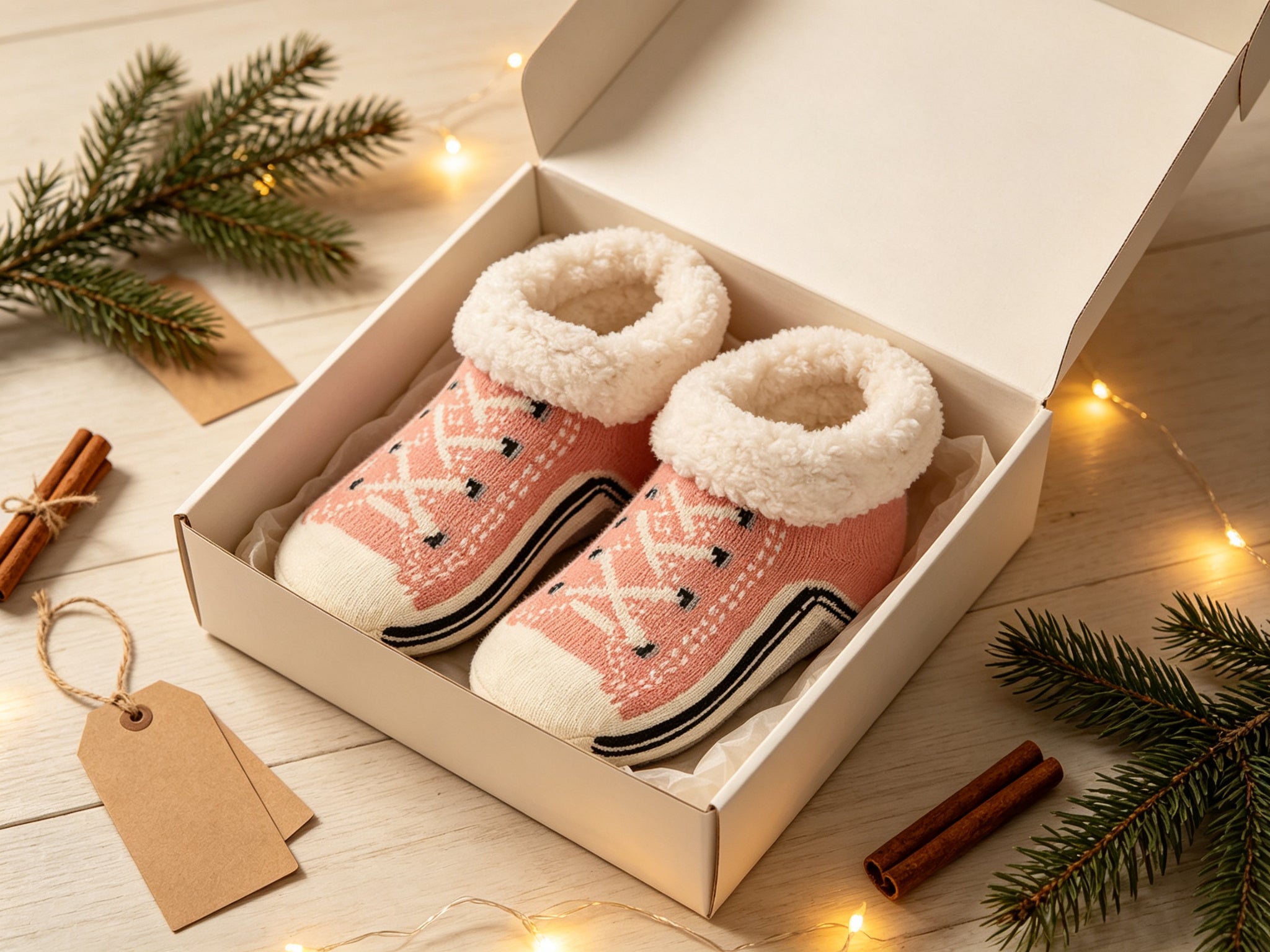 Ultra-Thick Fleece-Lined Slipper Socks — Non-Slip Sherpa Home Socks