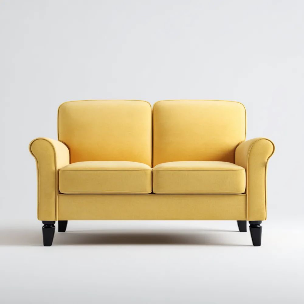Divano a due posti 150x85x90 cm - Giallo-novirama