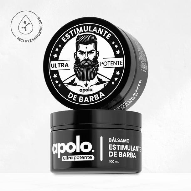 Bálsamo para Crecimiento de Barba Ultra Potente con Minoxidil 20% | 100mL