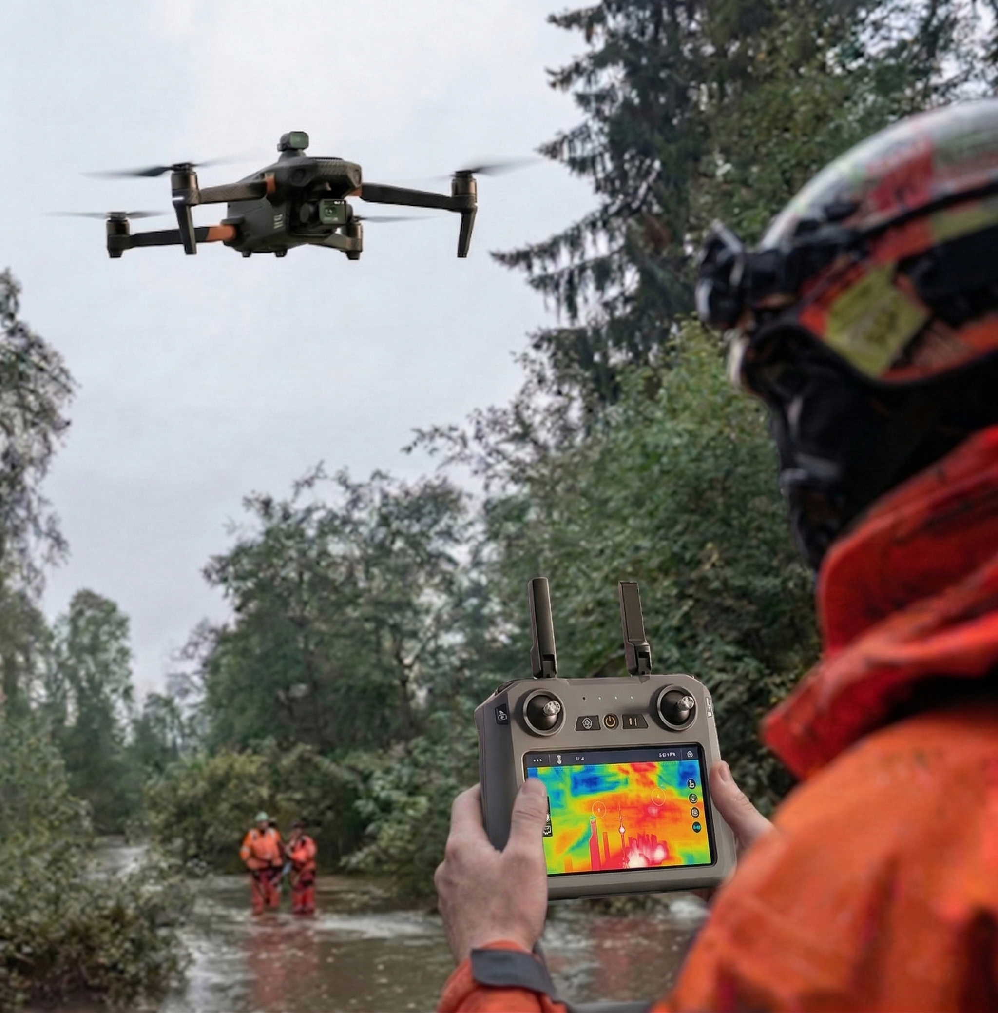 Diese hochauflösende Wärmebilddrohne eignet sich für Außenaufnahmen, verfügt über eine Lieferfunktion und eine Nutzlast von bis zu 20 kg. Sie ist geeignet für Forstarbeiten, Fischerei, Angeln und Rettungseinsätze.