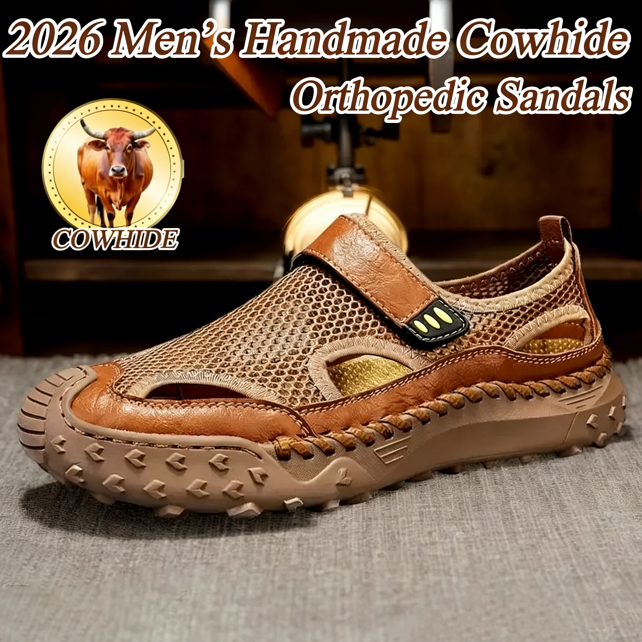 ⏰Last Day! 70% OFF 🔥Men's Outdoor Breathable Hiking Sandals – Anti-Slip & Quick-Dry