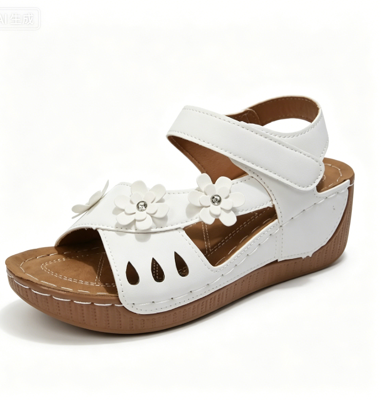 [Copy]✨ Now 60% off - Floral Accent Wedge Mules for Women