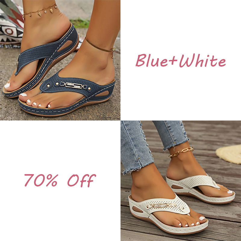 🔥LAST DAY 70% OFF🔥Women's Summer New European and American Style Anti-slip Pain Relief Orthotic Sandals