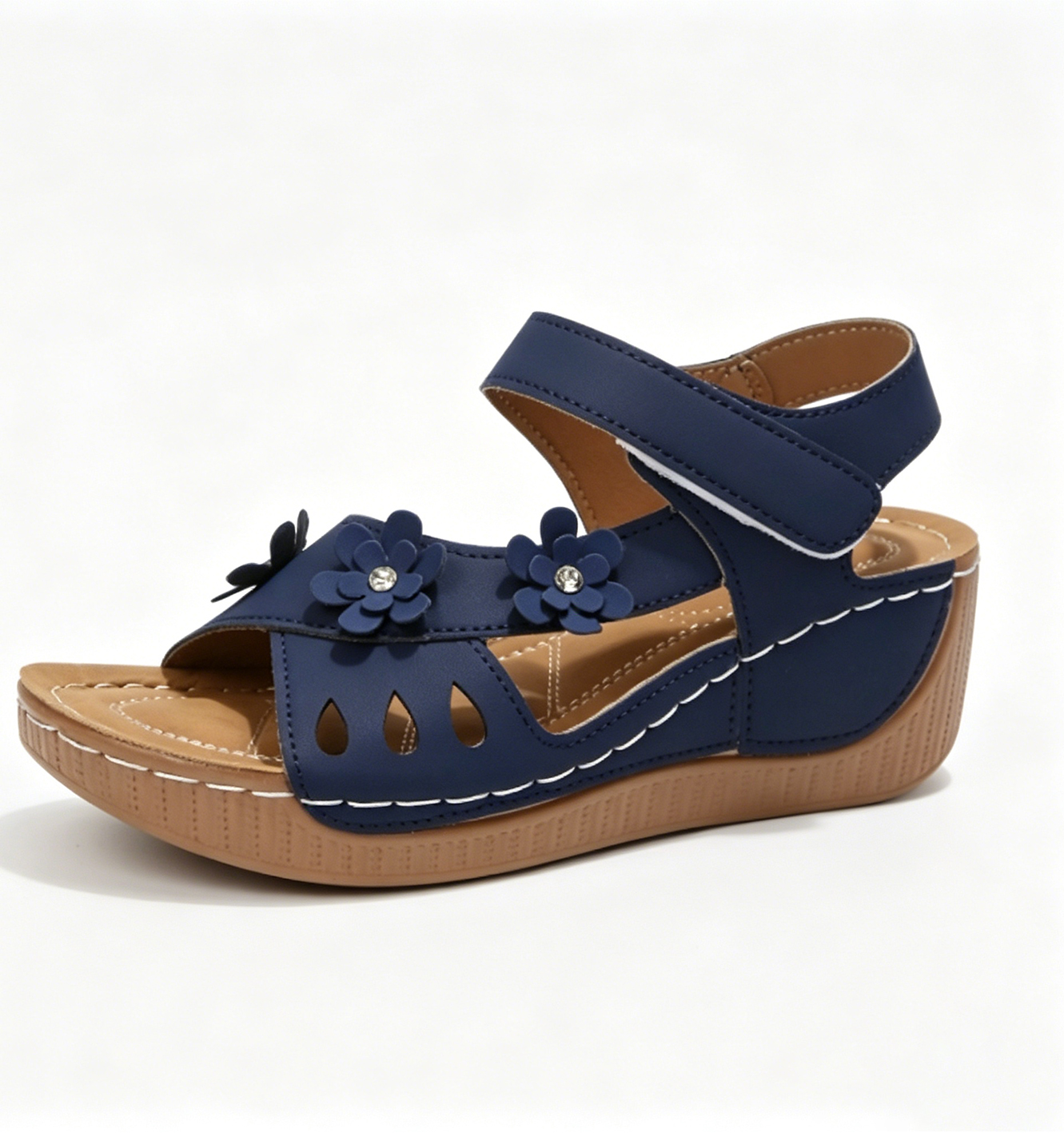 [Copy]✨ Now 60% off - Floral Accent Wedge Mules for Women