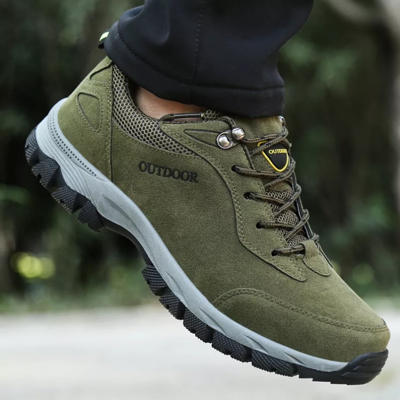 Men's Waterproof Breathable Lightweight Arch Support Hiking Shoes for Plantar Fasciitis (Medical Certification)