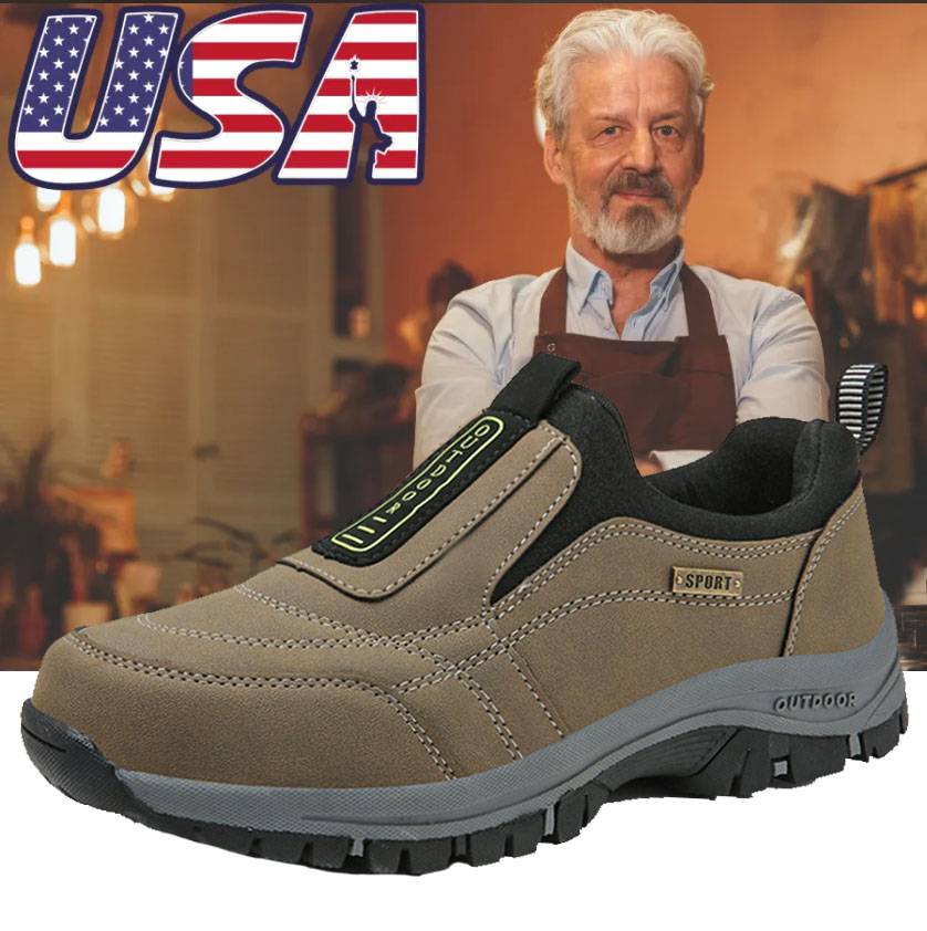 Last day 70% off 🔥⏱️Christmas sale⏱️🔥Men's orthopedic hiking shoes/mountaineering shoes