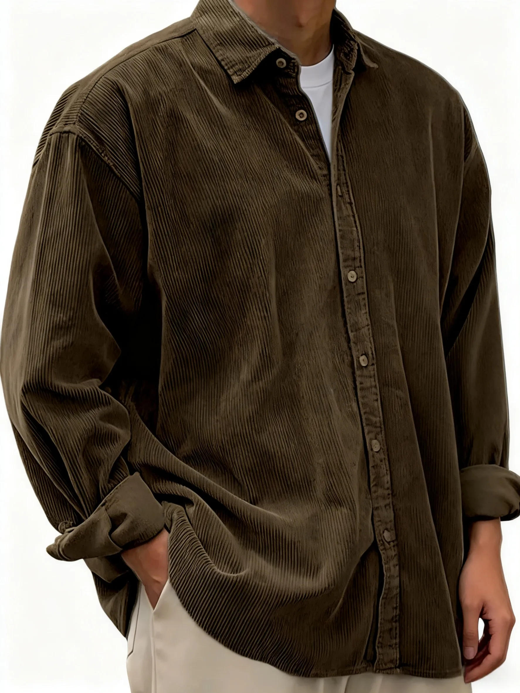 100% Premium Cashmere Men’s Shirt — Timeless Style