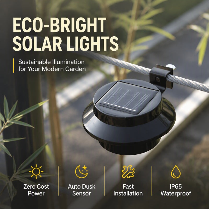 ☀️💡 Light Up Gutters, Fences & Garden Walls — Solar-Powered Outdoor LEDs With No Mains Wiring Needed 🏡✨