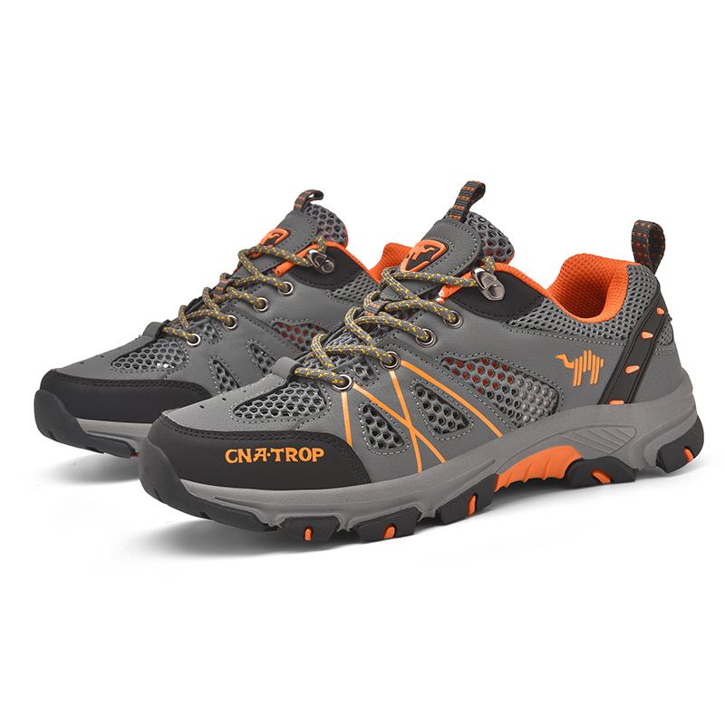Men's Hiking Shoes Waterproof Breathable Non-Slip Outdoor Sneakers