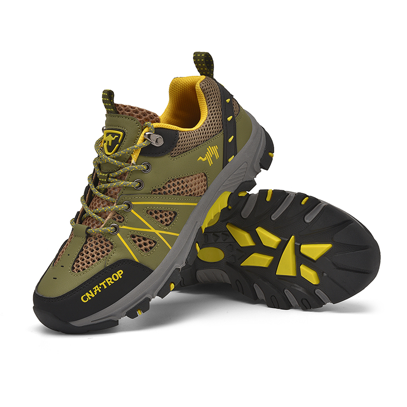 Men's Hiking Shoes Waterproof Breathable Non-Slip Outdoor Sneakers