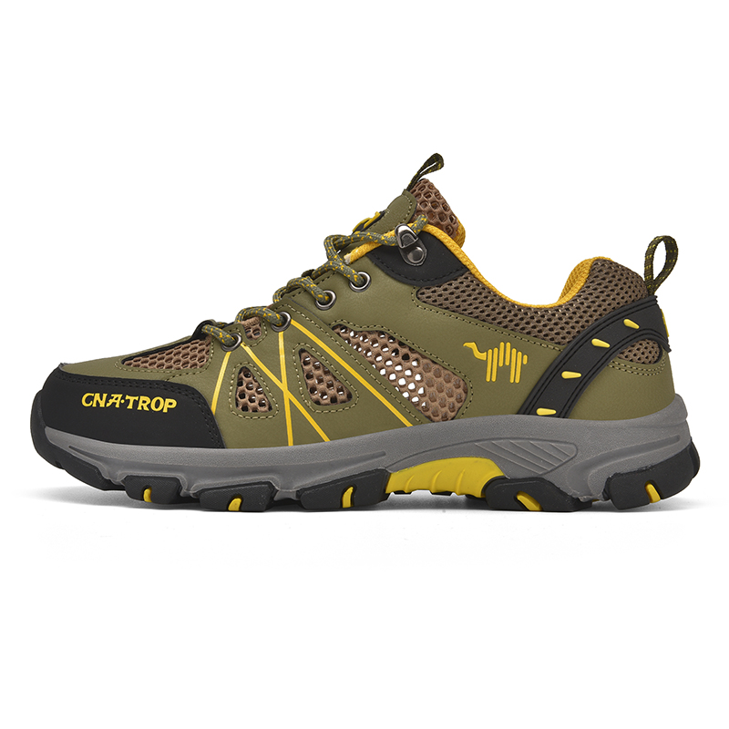 Men's Hiking Shoes Waterproof Breathable Non-Slip Outdoor Sneakers