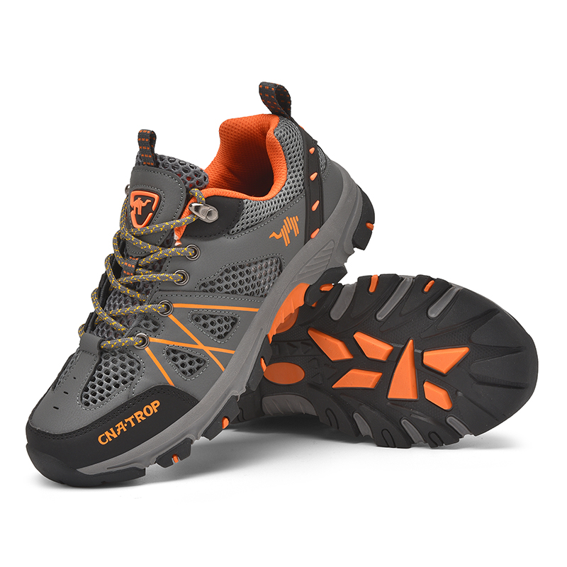 Men's Hiking Shoes Waterproof Breathable Non-Slip Outdoor Sneakers