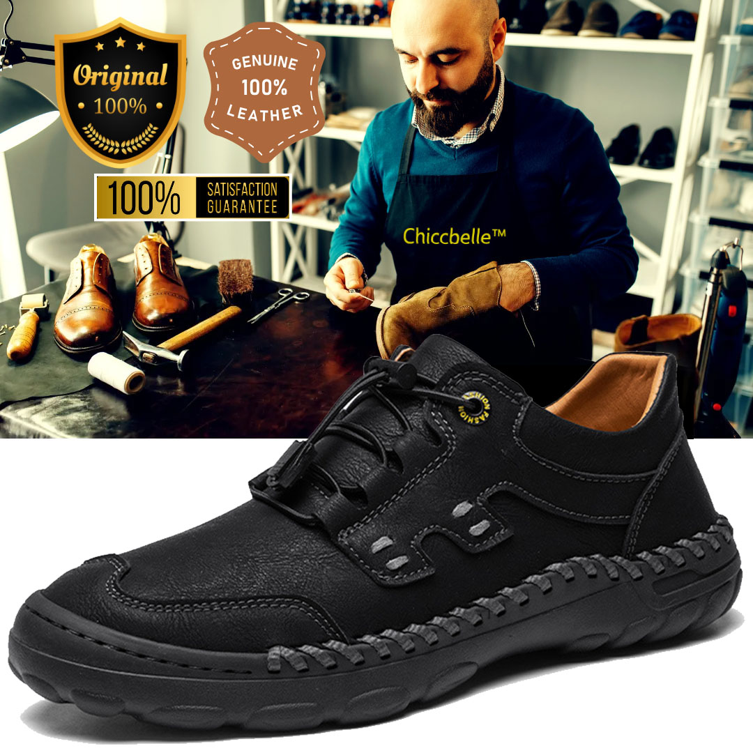 ⏰Promotion - 50% OFF🔥Men's Handmade Genuine Leather Outdoor Loafers