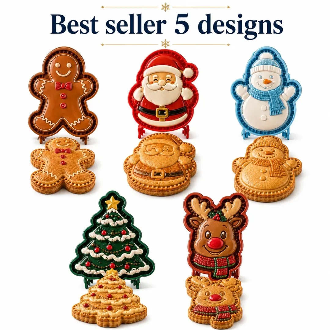 LAST DAY SALE Only $12.99🎄 9‑Design Christmas Mini Pie Mold Collection🥧✨