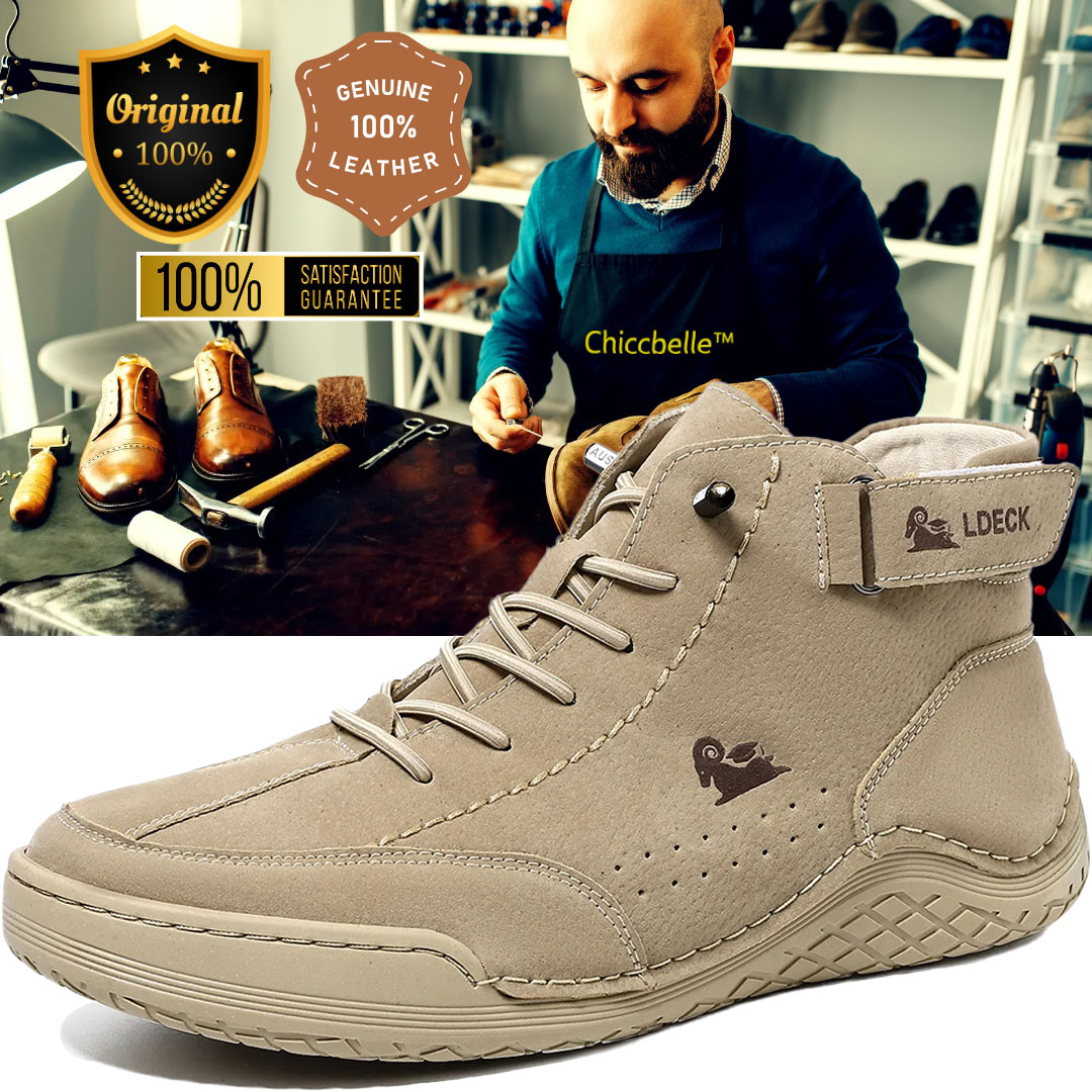 ⏰ 70% off - 2025 Newest Men's Orthopedic Leather Hiking Shoes