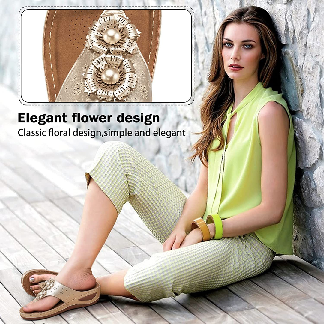 Uniqcloud Massage Arch Support Cushion Footbed Flip-Flops