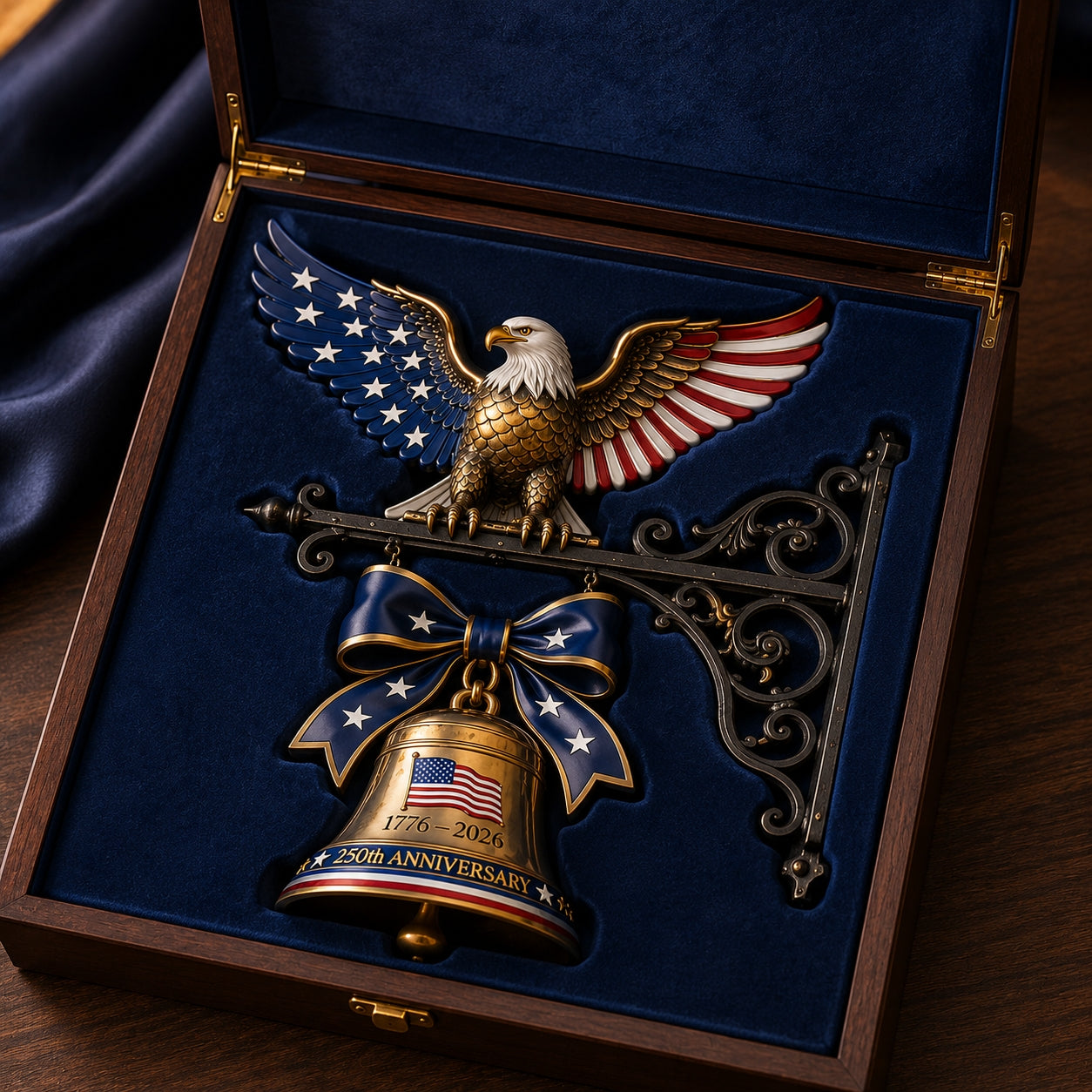 🔔🔔 Ring in the Semiquincentennial: 1776-2026 "Spirit of Liberty" Eagle Bell