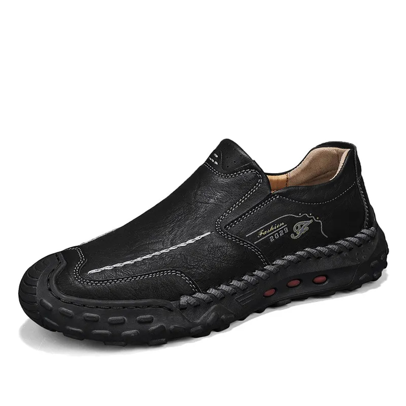 🔥Today 50% off🔥Men's latest genuine leather handmade orthopedic shoes with arch support to relieve foot pain