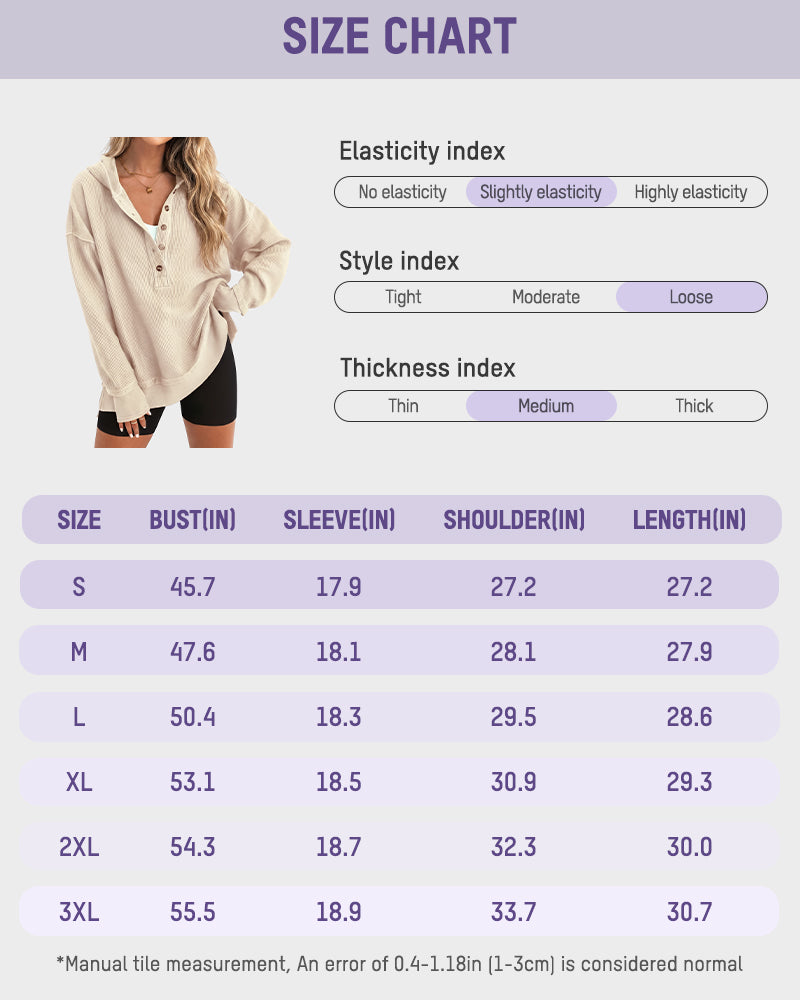 WomenOversized Collared Ribbed Sweatshirt
