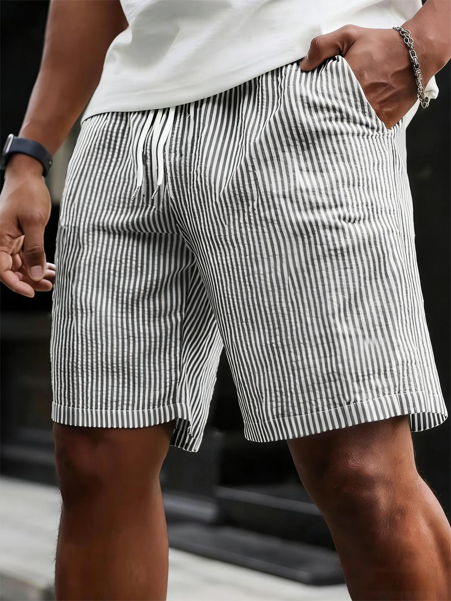 Men Elastic Waist Loose Shorts Ultra Breathable for Summer