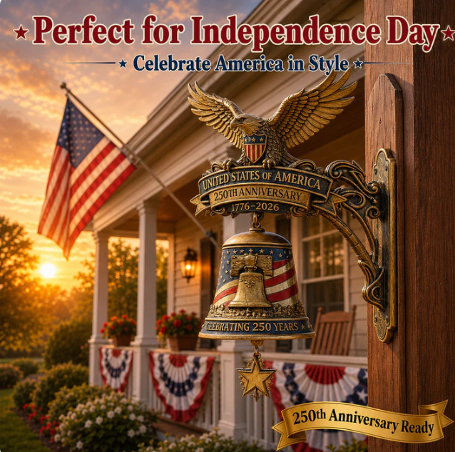 🔔🔔 Ring in the Semiquincentennial: 1776-2026 "Spirit of Liberty" Eagle Bell