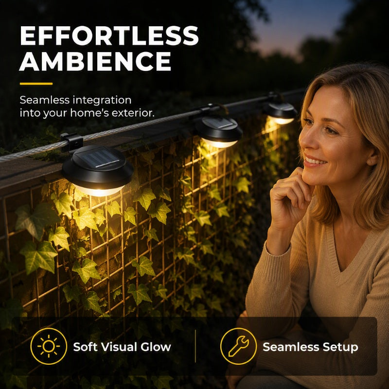 ☀️💡 Light Up Gutters, Fences & Garden Walls — Solar-Powered Outdoor LEDs With No Mains Wiring Needed 🏡✨