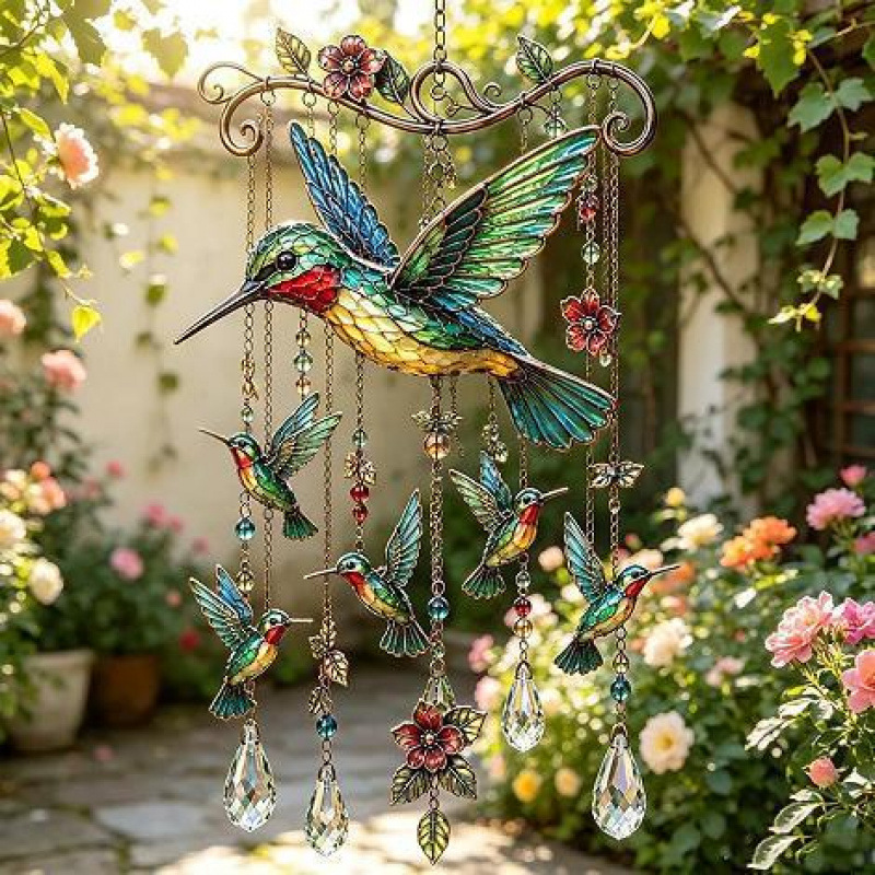 🔥LAST DAY 70% OFF 🐦🎐 Birdsong Crystal Wind Chime 
