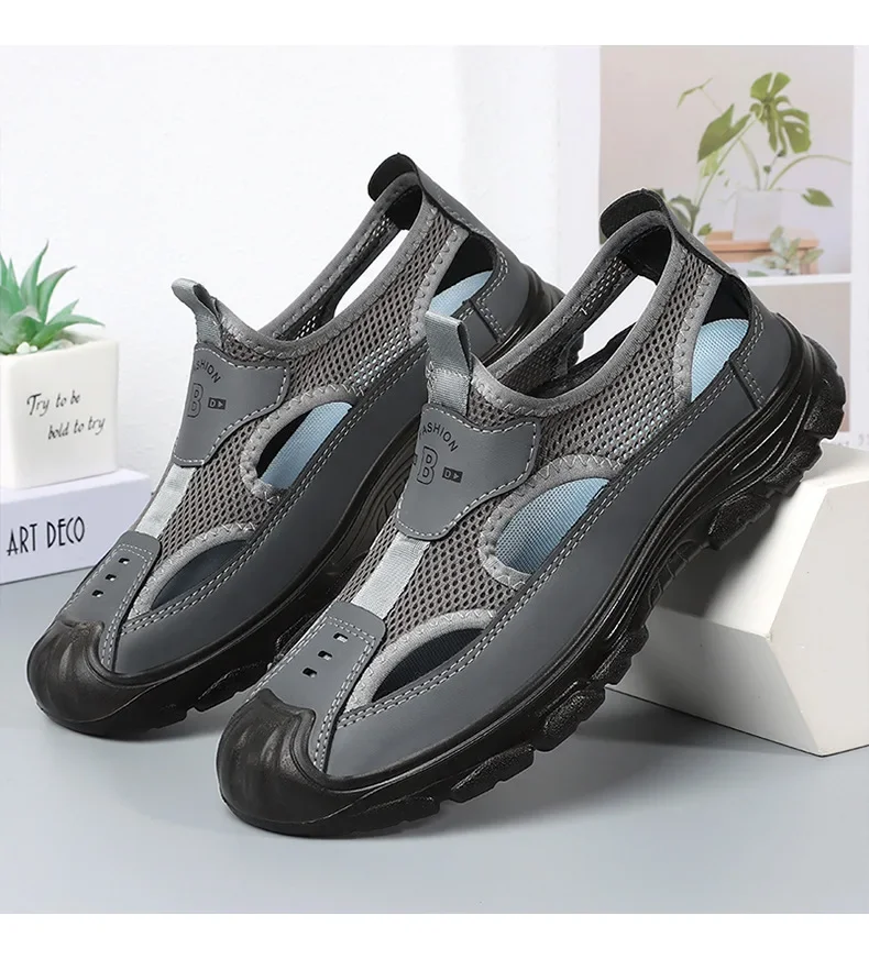 🔥Now 70% Off! LAST DAY!🛒Sandals Breathable Men Shoes Mesh Outdoor Men Hollow designer shoes Beach