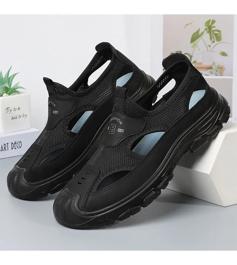 🔥Now 70% Off! LAST DAY!🛒Sandals Breathable Men Shoes Mesh Outdoor Men Hollow designer shoes Beach