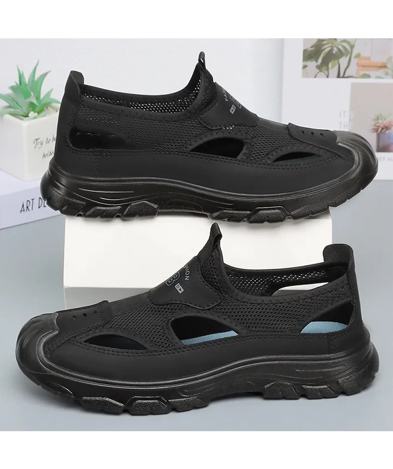 🔥Now 70% Off! LAST DAY!🛒Sandals Breathable Men Shoes Mesh Outdoor Men Hollow designer shoes Beach
